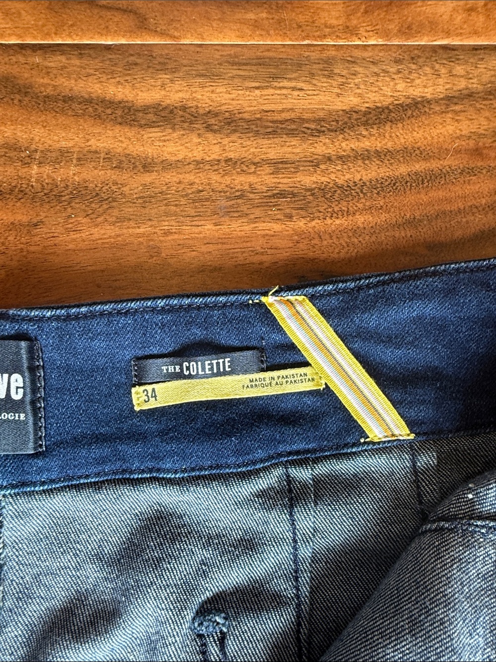 Maeve by Anthropologie Colette Cropped Wide Leg Jeans in Dark Blue size 34 - Picture 3 of 5